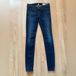 Rag & Bone Dark Blue Skinny Jeans Sz 25